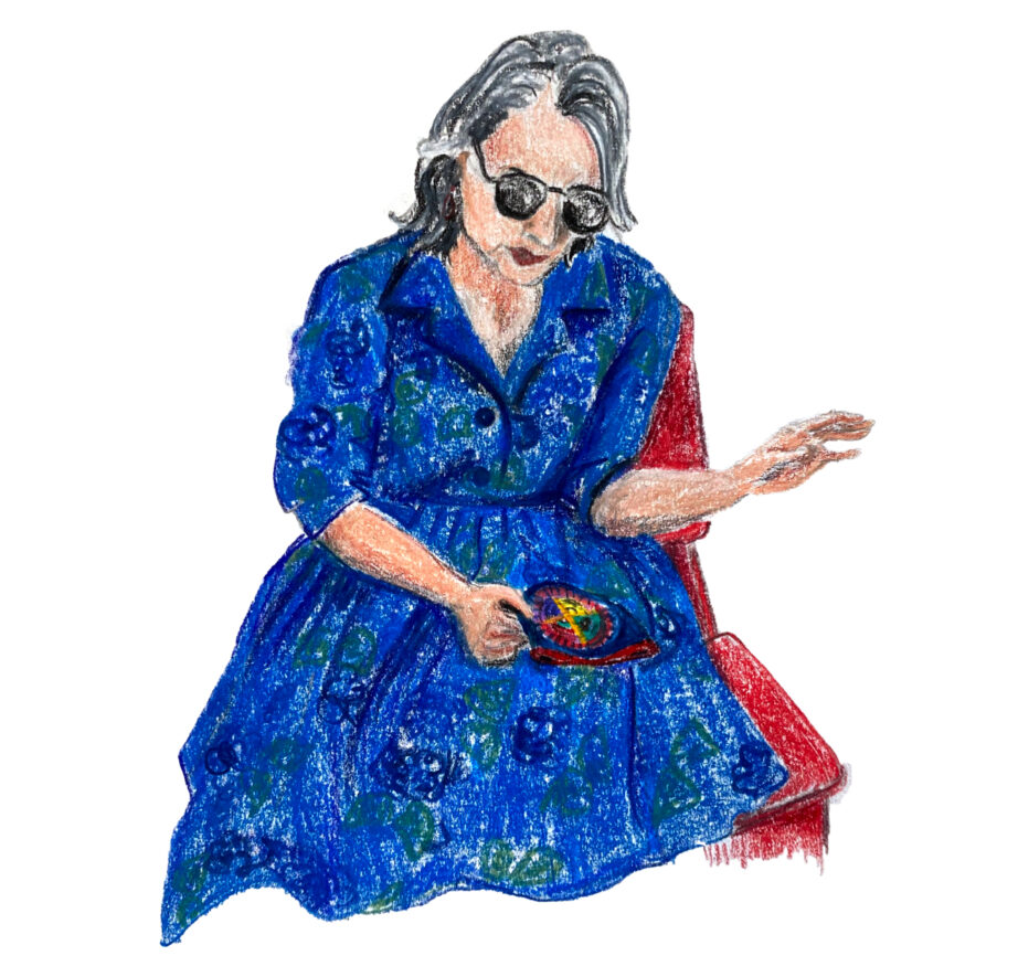 Portrait of an Embroidered Purse